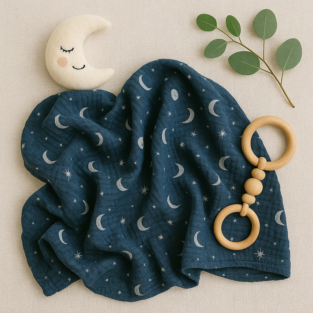 Celestial Shibori Swaddle