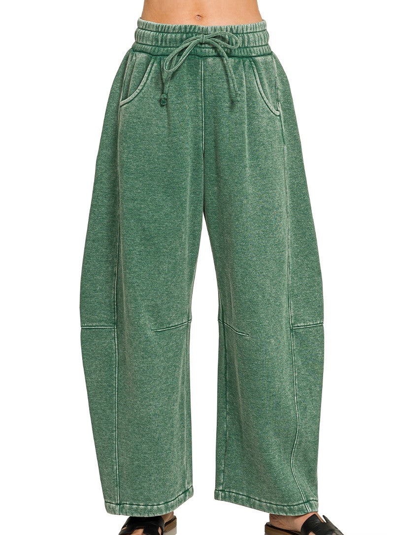 Game Day Social Club™ Vintage Wash Barrel Sweatpants