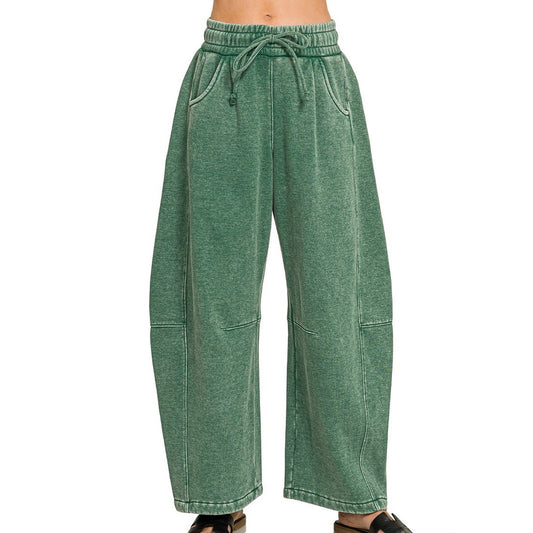 Game Day Social Club™ Vintage Wash Barrel Sweatpants